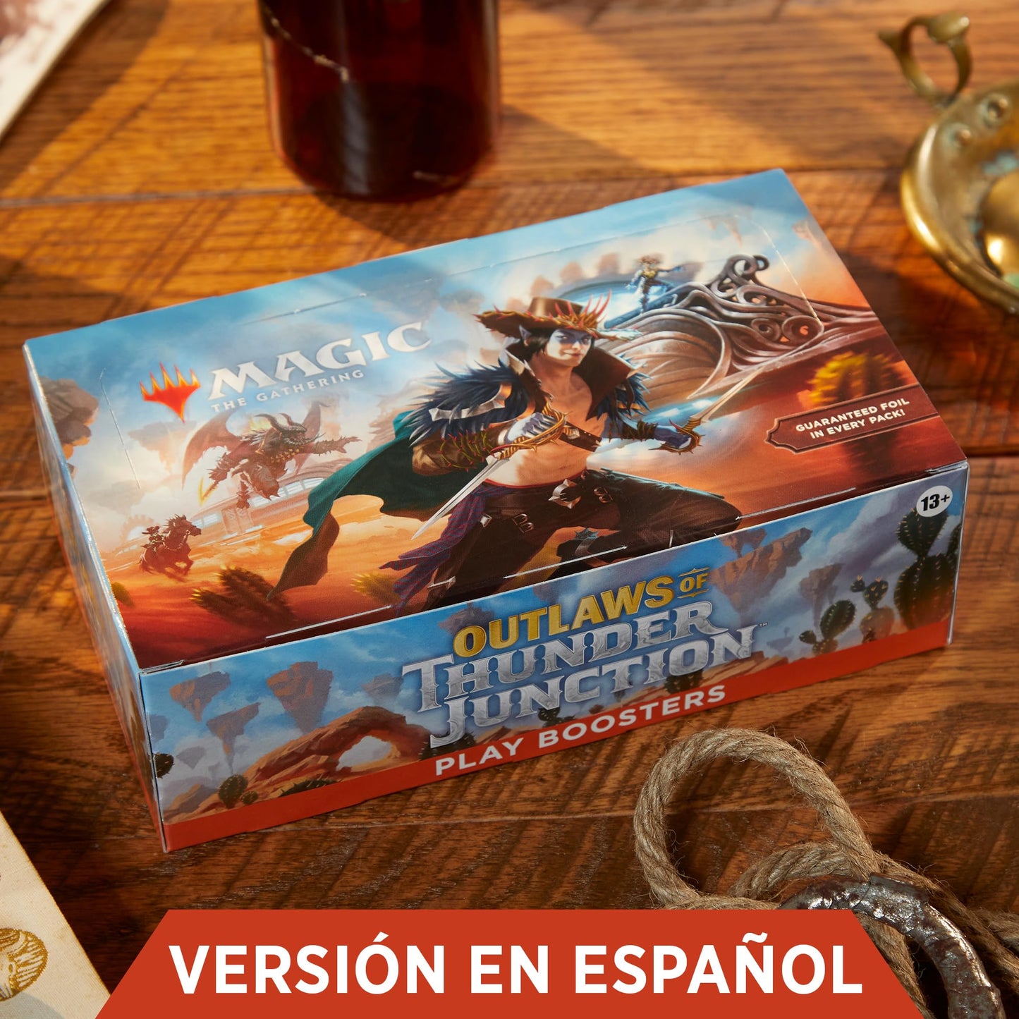 FORAJIDOS DE CRUCE DE TRUENOS – Caja de sobres Magic The Gathering en español