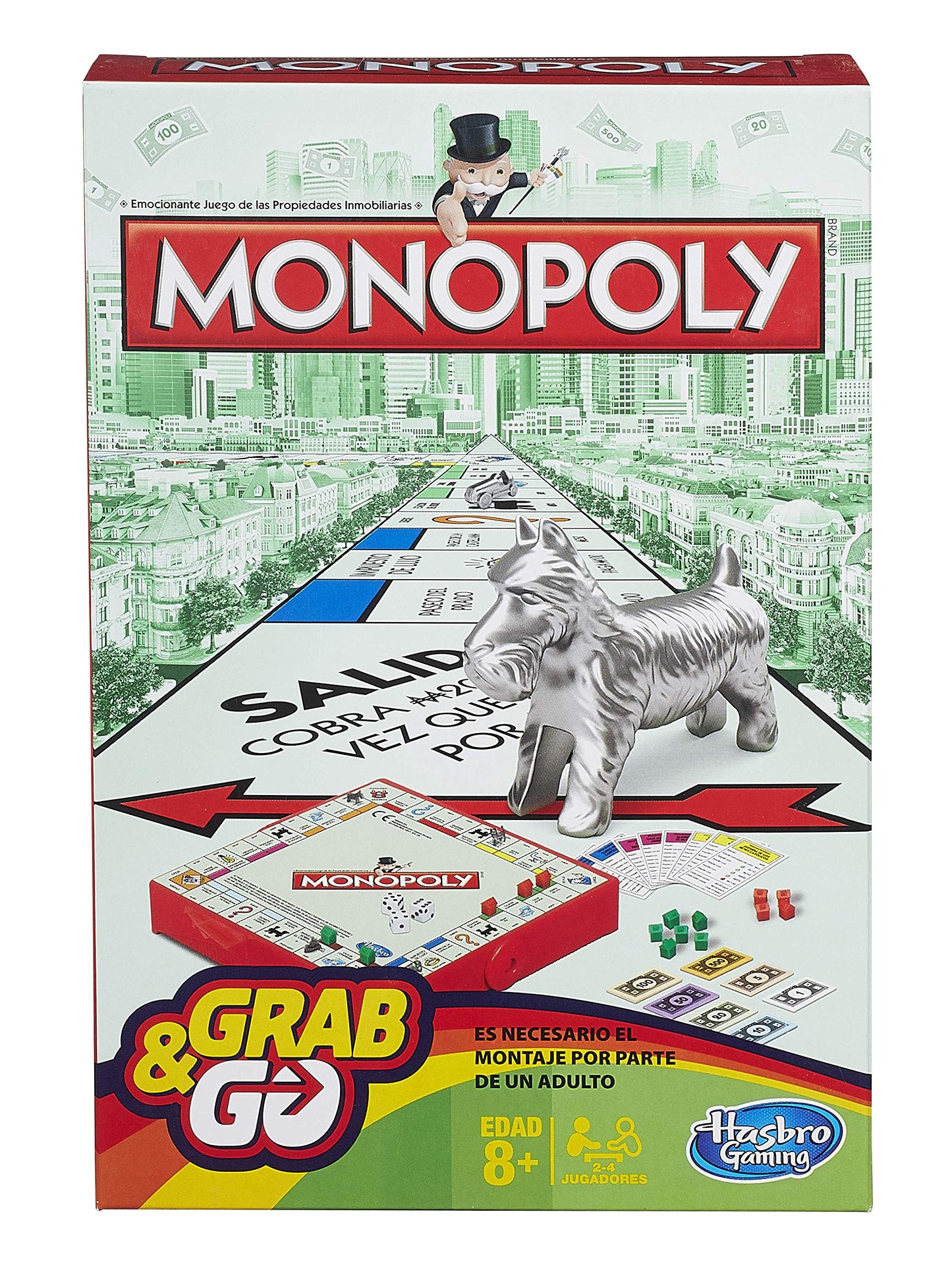 Hasbro Gaming Monopoly Juego de Viaje, versión española (Hasbro B1002105)