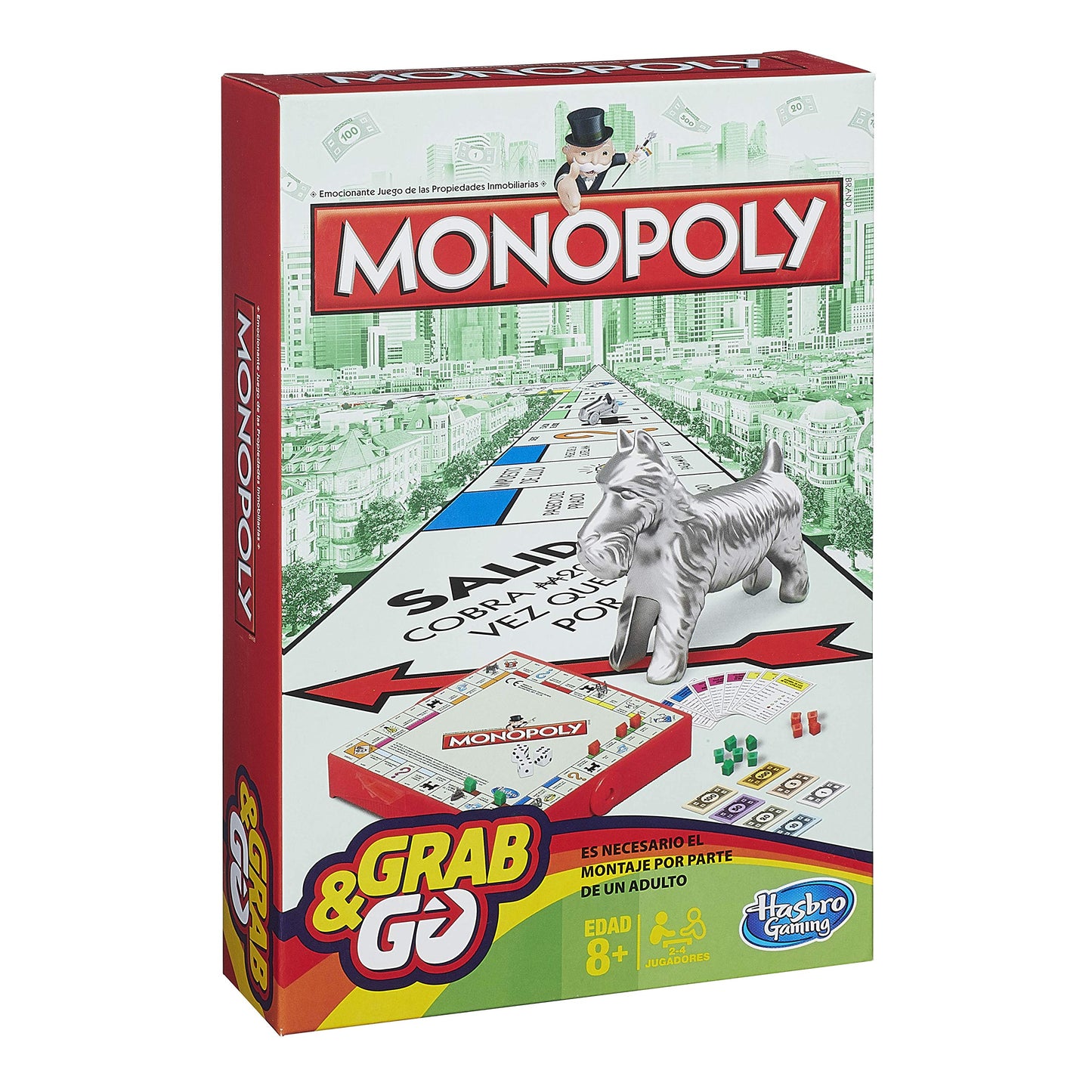Hasbro Gaming Monopoly Juego de Viaje, versión española (Hasbro B1002105)