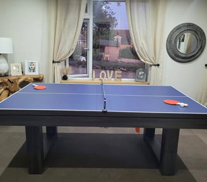 MESA DE BILLAR MULTIFUNCIONAL – Billar, comedor y ping pong en un solo mueble