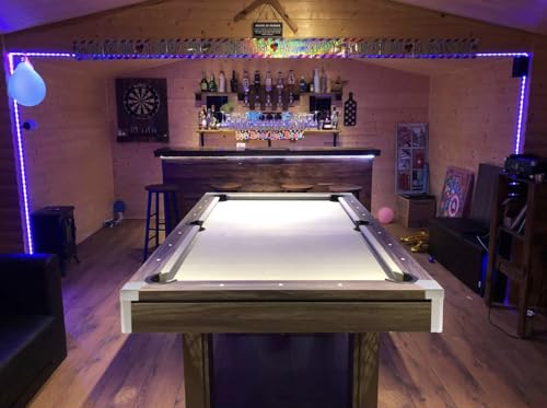 MESA DE BILLAR MULTIFUNCIONAL – Billar, comedor y ping pong en un solo mueble
