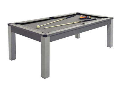 MESA MULTIJUEGO VENTE-UNIQUE BALTHAZAR – billar y ping-pong | 213x112x81.5 cm | color gris