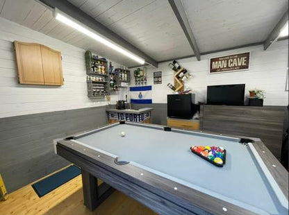 MESA DE BILLAR MULTIFUNCIONAL – Billar, comedor y ping pong en un solo mueble