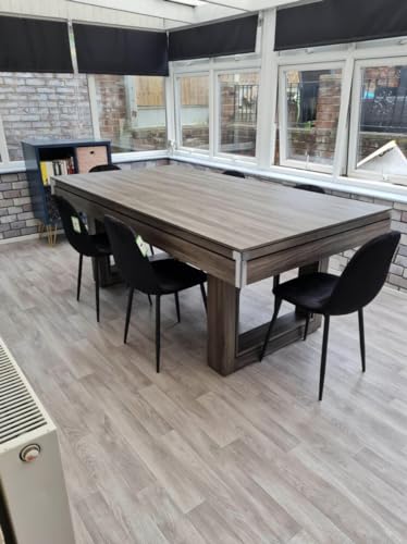 MESA DE BILLAR MULTIFUNCIONAL – Billar, comedor y ping pong en un solo mueble