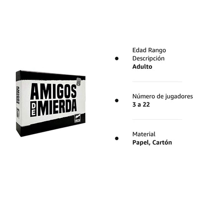 AMIGOS DE MIERDA – Juego de cartas de humor negro