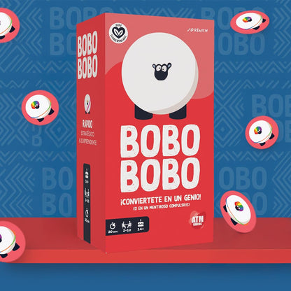 Bobo Bobo - Juegos de Mesa Estratégico y con Curiosidades - El Juego de Cartas para divertirse aprendiendo Curiosidades con Amigos y Familia - Regalos Originales Español