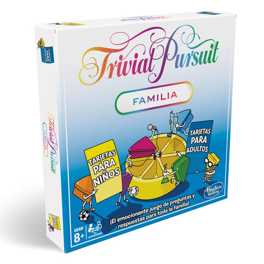 Trivial Pursuit Edición Familiar – Juego de preguntas para todas las edades con 2.400 cuestiones