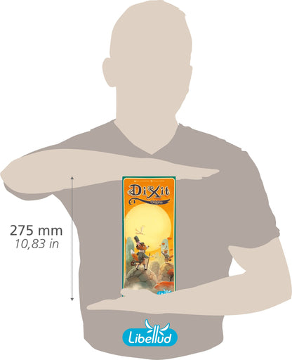 Libellud | Dixit | Expansión: Origins (EEdición 2022)| Juego de Comunicación | Edad 8+ | 3 a 6 Jugadores | Tiempo de Parte: 30 Min