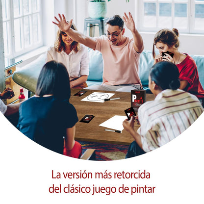 Juegos de Mesa Adultos Pinta y Adivina, Juego de Cartas Divertido, Idea y Risas para Amigos, Juegos por Parejas y Grupos, Regalos Originales y Frikis, Fiestas y Reuniones