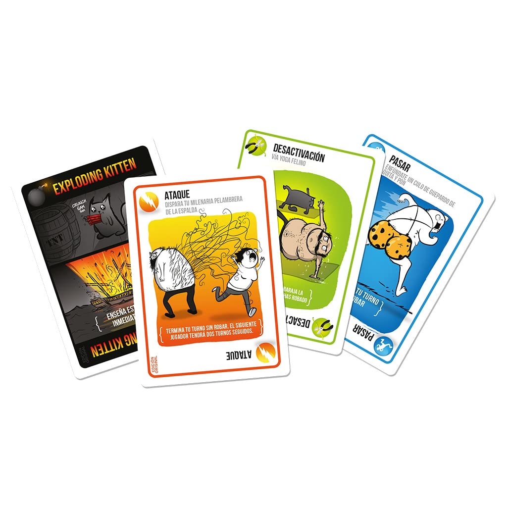 EXPLODING KITTENS –  Risas, tensión y gatitos explosivos