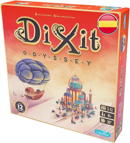 Libellud | Dixit Odyssey | Juego de Imaginación y Creatividad Ganador de Varios Premios | A Partir de 8 Años | De 3 a 12 Jugadores | 30 Minutos por Partida | Español