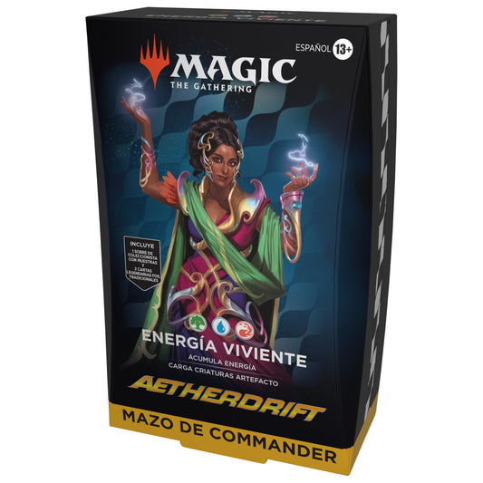 AETHERDRIFT: ENERGÍA VIVIENTE – Mazo de Commander Magic: The Gathering en español