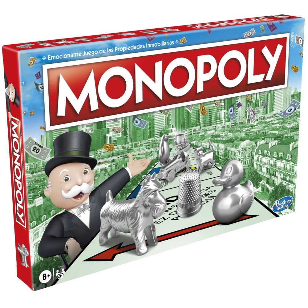 MONOPOLY HASBRO GAMING – JUEGO DE MESA CLÁSICO