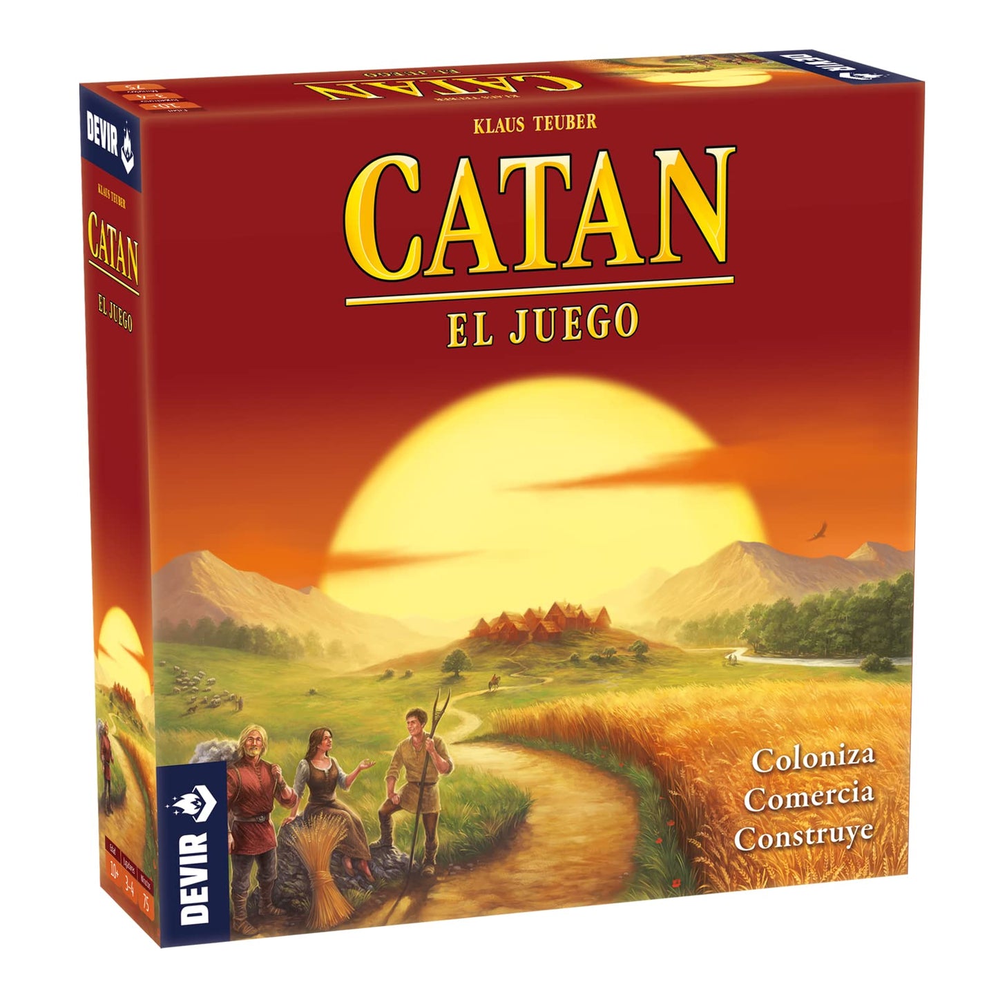 Catan – Juego de Mesa Original de Devir | Estrategia y Comercio para Familias y Amigos