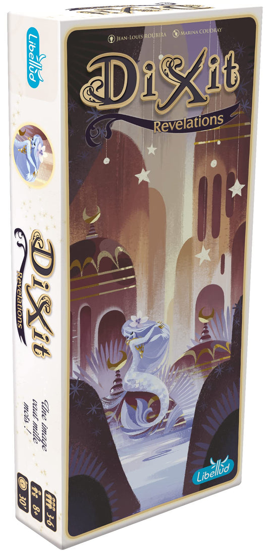 Libellud | Dixit | Expansión: Revelaciones (EEdición 2022) | Juego de Comunicación | Edad 8+ | 3 a 6 Jugadores | Tiempo de Parte: 30 Min