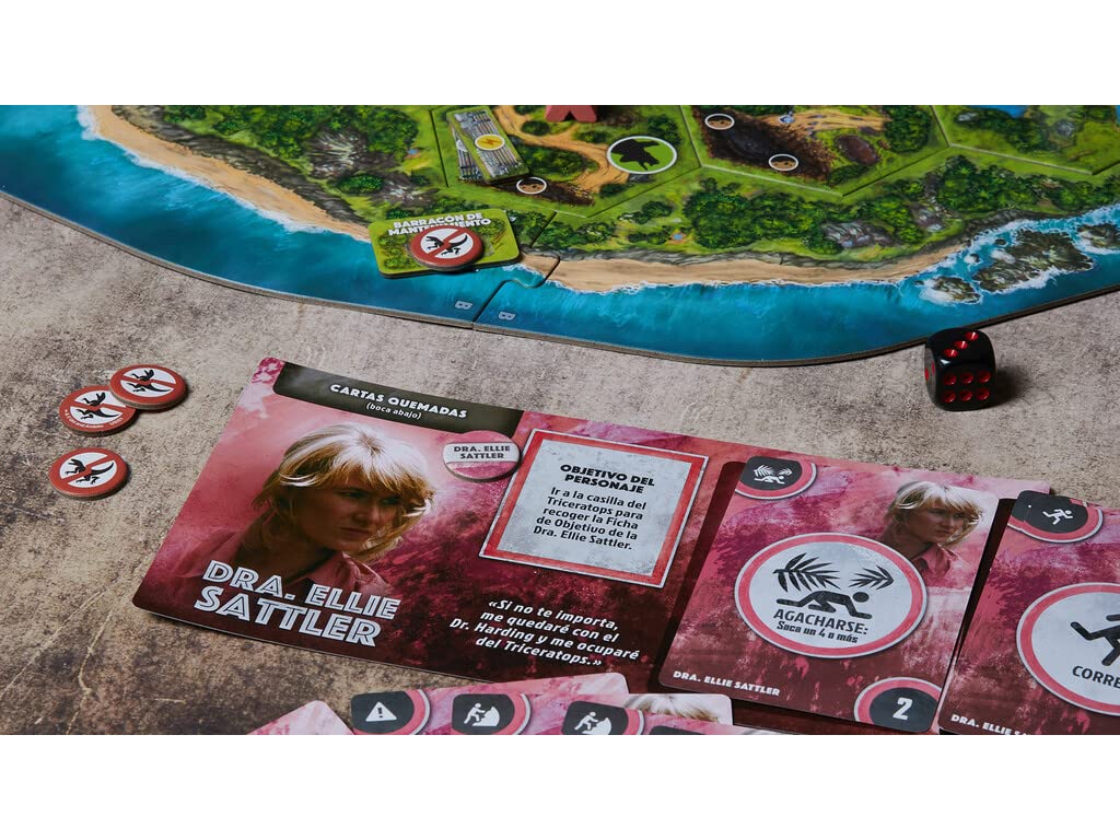 Ravensburger - Jurassic Park Danger, Juego de Mesa para Toda la Familia, 2-5 Jugadores, Idea de Regalo para Adultos y Niños a Partir de 10 Años, Versión en Español
