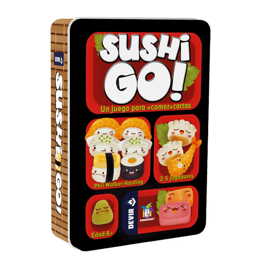 Devir - Sushi Go, Juego de Cartas, Juego de Mesa con Amigos y para Fiestas, a Partir de 8 años (BGSUSHI)