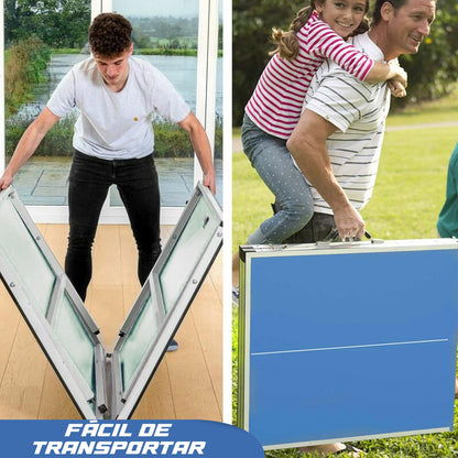 MESA DE PING PONG AZUL 182X91 CM  – EASYPONG