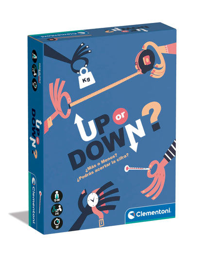 CLEMENTONI UP OR DOWN – Juego de mesa ¿Más o Menos? | Adivina el número exacto