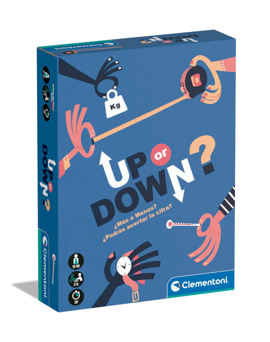 CLEMENTONI UP OR DOWN – Juego de mesa ¿Más o Menos? | Adivina el número exacto