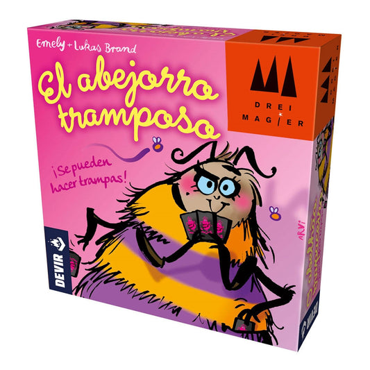 Devir - El Abejorro Tramposo, Juego de Mesa, para jugar en Familia, o con Amigos, Juego de Cartas Fácil y Divertido (BGTRAMP)