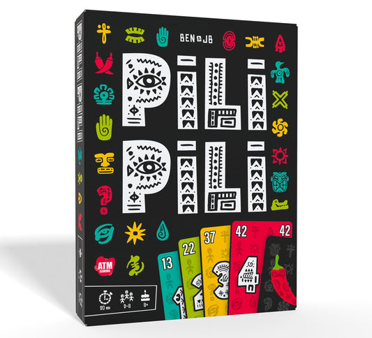 PILI PILI - Juegos de Mesa - Juego de Cartas con Familia y Amigos - Gran Premio del Juguete 2025 - Juego de bazas rápido y estratégico - 2 a 8 Jugadores - Regalo Original