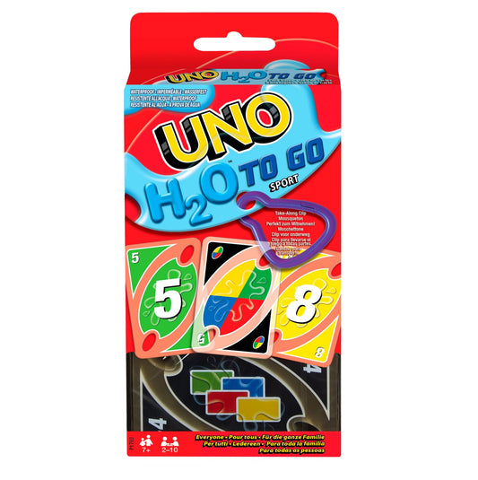 UNO H2O TO GO – JUEGO DE CARTAS IMPERMEABLES