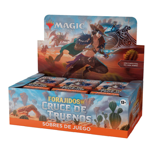 FORAJIDOS DE CRUCE DE TRUENOS – Caja de sobres Magic The Gathering en español
