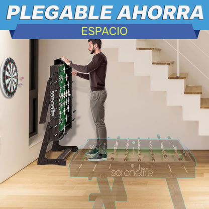 FUTBOLÍN PLEGABLE SERENELIFE 48” – TAMAÑO COMPLETO