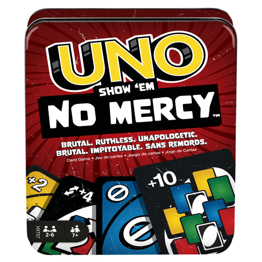UNO No Mercy – Juego de Cartas Extremo de Mattel Games | Familiar y Divertido