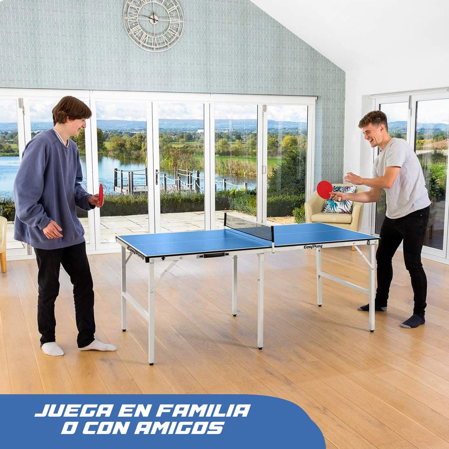 MESA DE PING PONG AZUL 182X91 CM  – EASYPONG