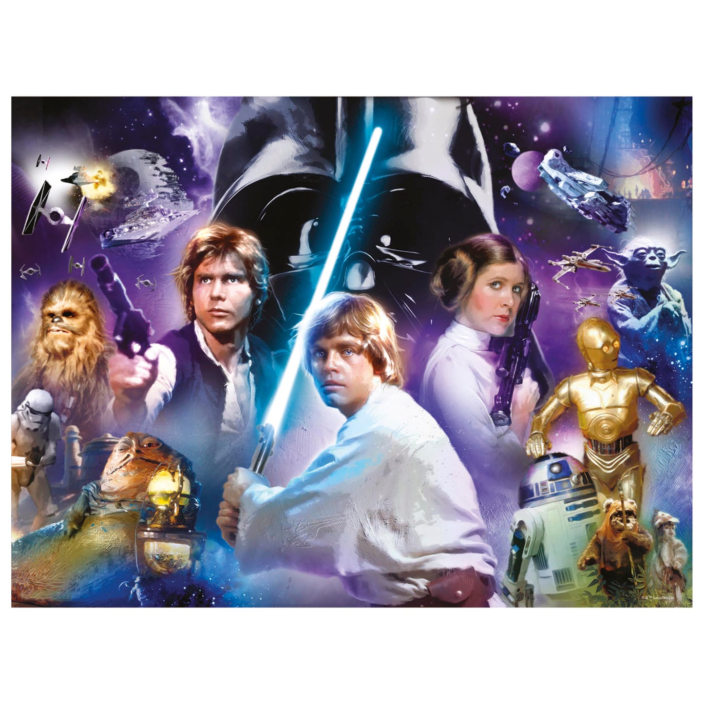 Puzzle Educa Star Wars 500 piezas 3D Lenticular – Rompecabezas Adultos +11 años