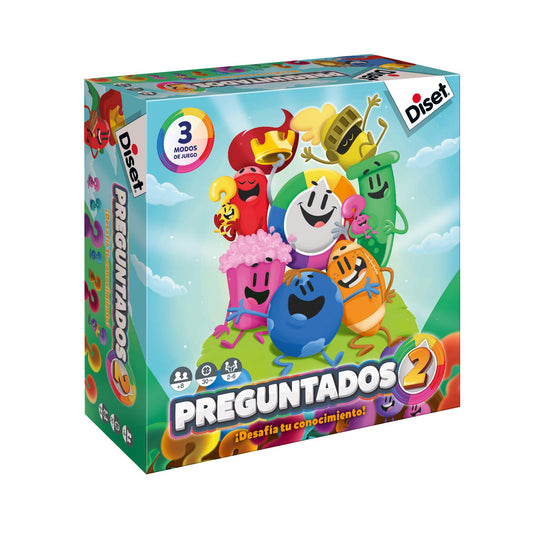 Preguntados 2 – Juego de mesa familiar de preguntas y respuestas con seis categorías