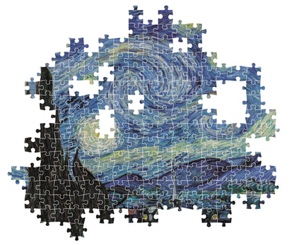 Puzzle Clementoni 1000 piezas – La Noche Estrellada de Van Gogh | Collection Museum | Compact