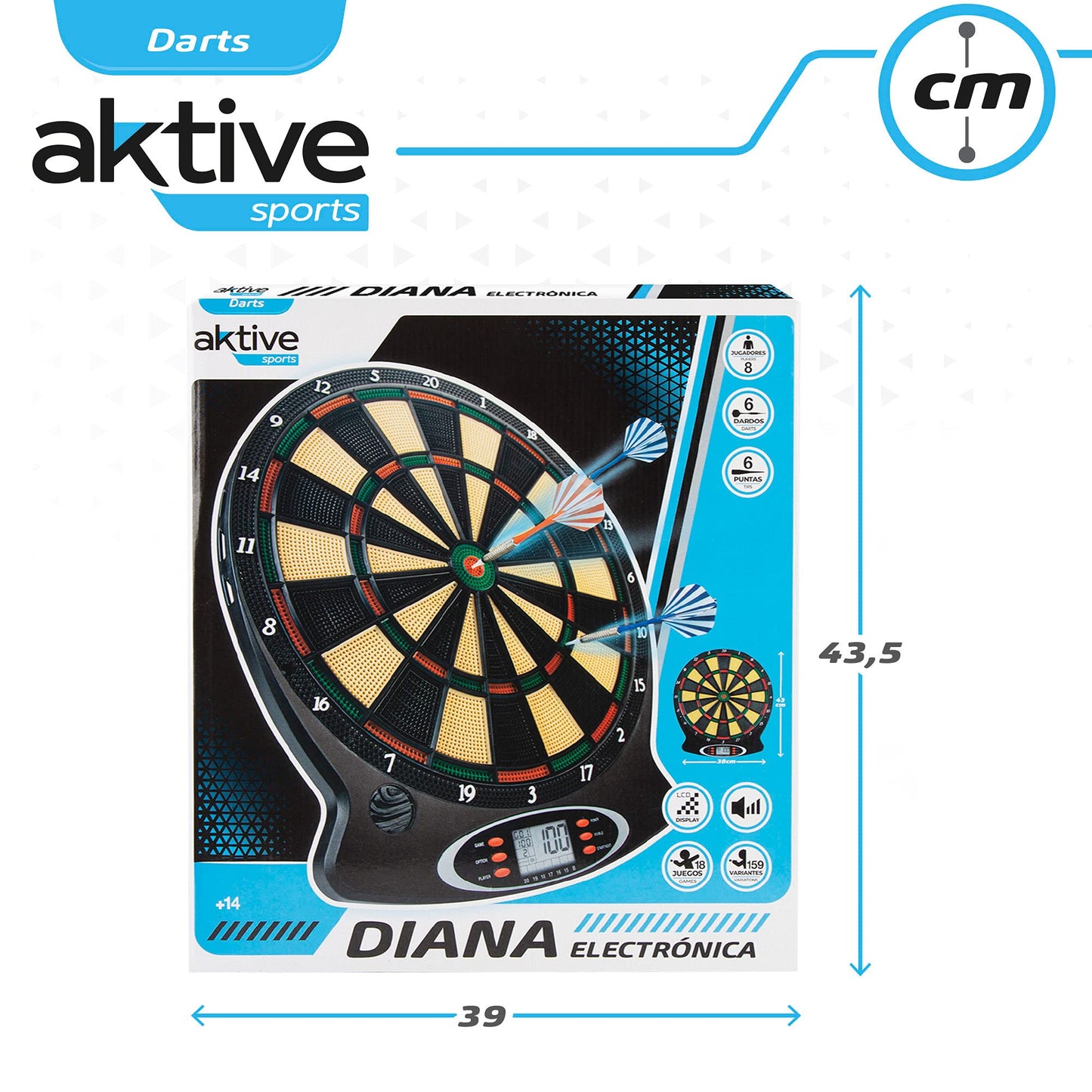 DIANA ELECTRÓNICA MULTIJUEGOS AKTIVE – Juguete deportivo digital para puntería