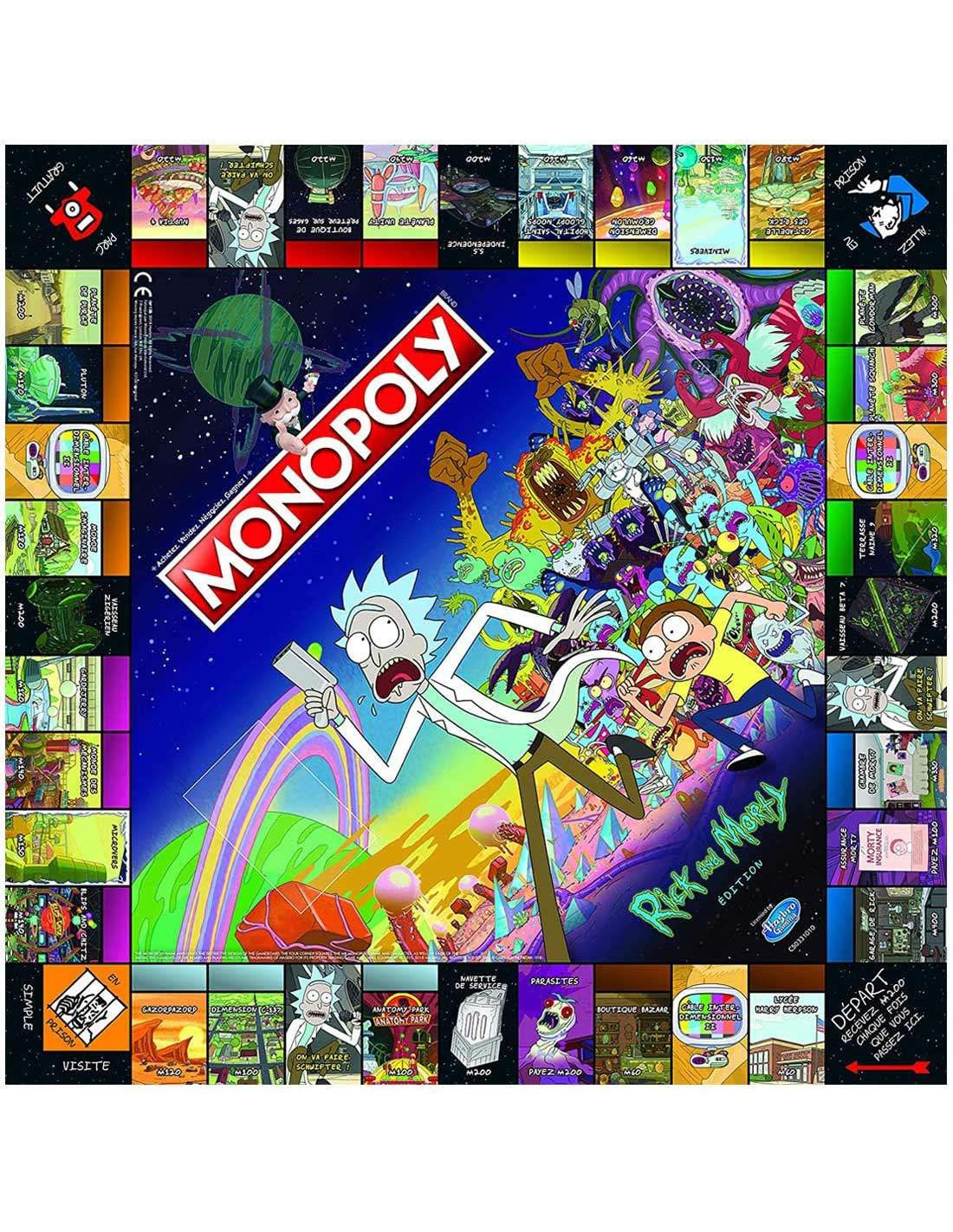 Winning Moves Et, Color Monopoly Rick and Morty, Talla única (0262)