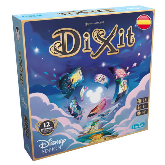 Libellud | Dixit Disney | Juego de Mesa de Imaginación y Creatividad Ganador de Varios Premios | A Partir de 8 Años | De 3 a 6 Jugadores | 30 Minutos por Partida | Español y Portugués