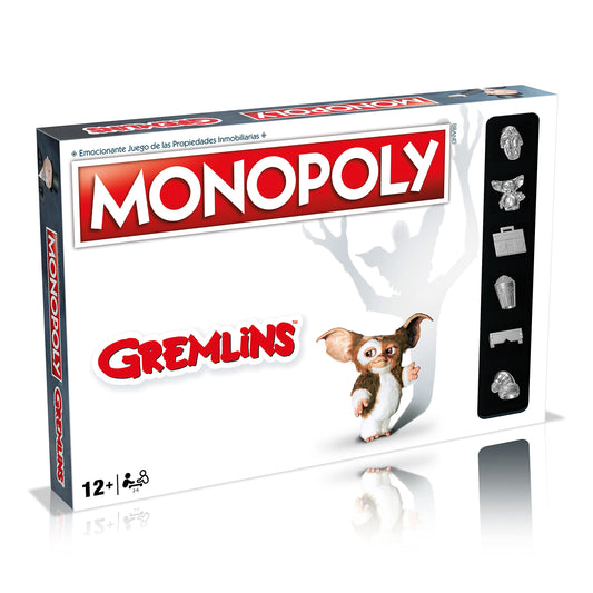 WINNING MOVES Monopoly Juegos de Mesa - Edición Gremlins: 2-6 Jugadores, Juegos Infantiles y para Adultos, Perfecto Regalo, Ideal para Noches de Juegos, Desde 12+ Años