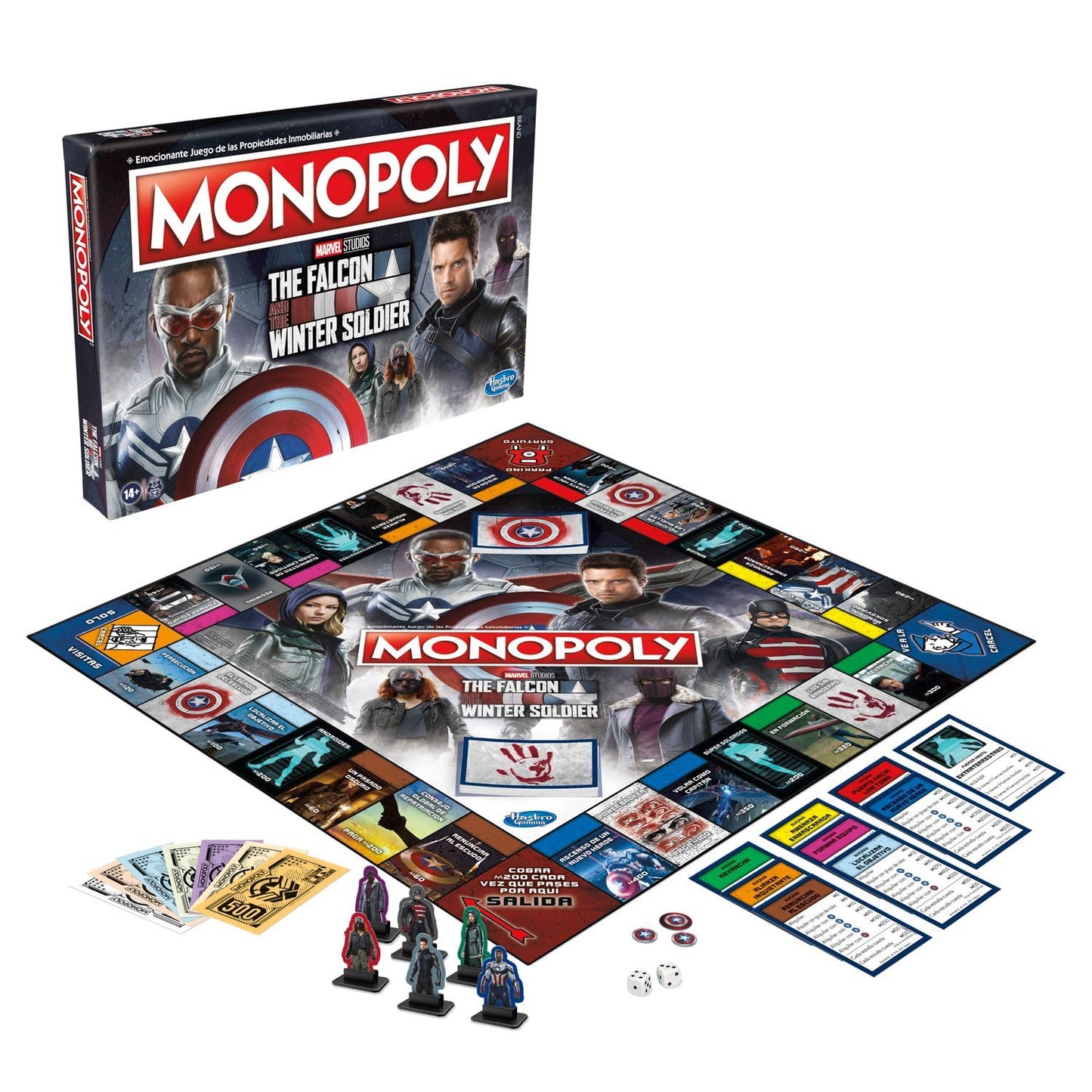 Juego de Mesa Monopoly Falcon y el Soldado de Invierno (F5851105)