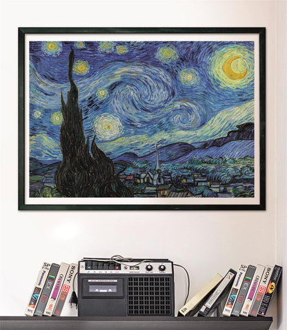 Puzzle Clementoni 1000 piezas – La Noche Estrellada de Van Gogh | Collection Museum | Compact