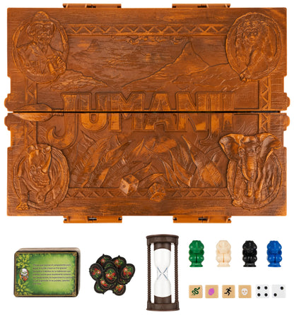 SPIN MASTER GAMES - JUMANJI DELUXE Juego de Mesa Electrónico con Luces y Sonidos, para 2-4 Jugadores, Infantil y Adultos - 6066981 - Juegos de Mesa Niños 8 años + - Regalo Niño 8 años +