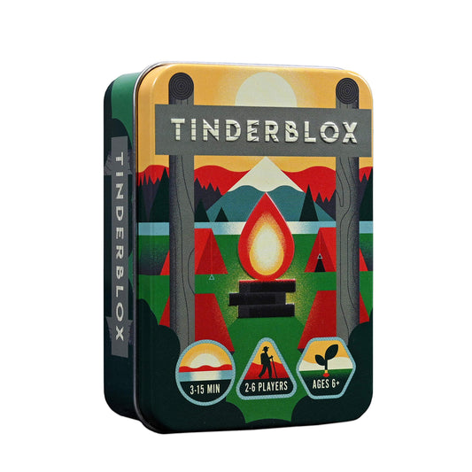 Alley Cat Games Tinderblox - Juego de apilamiento de destreza (día) - Excelente Juego de Viaje