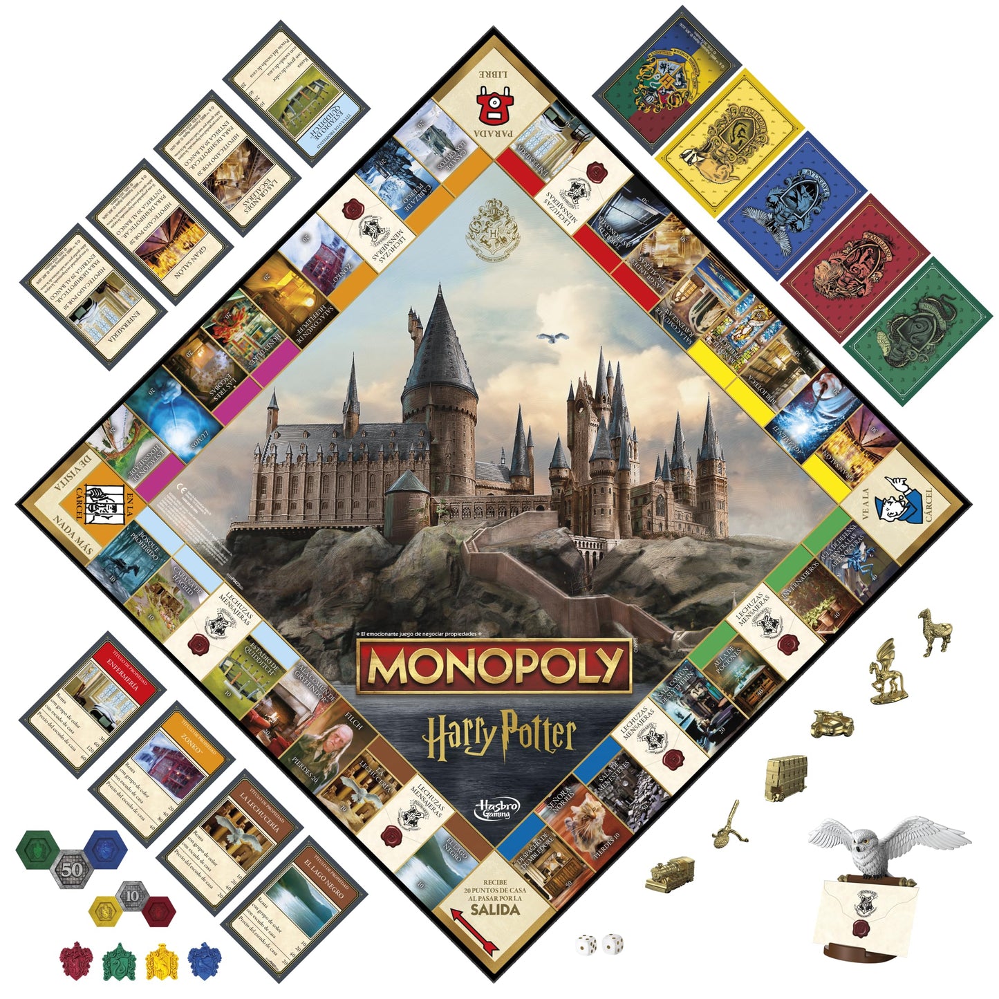 MONOPOLY HARRY POTTER – Juego de mesa en español | Edición Coleccionista