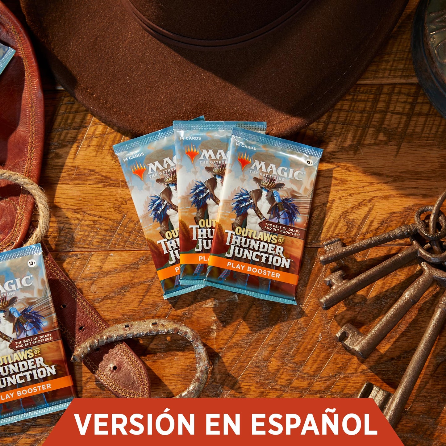 FORAJIDOS DE CRUCE DE TRUENOS – Caja de sobres Magic The Gathering en español