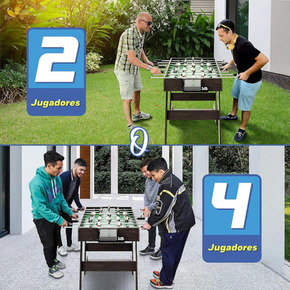 FUTBOLÍN PLEGABLE SERENELIFE 48” – TAMAÑO COMPLETO