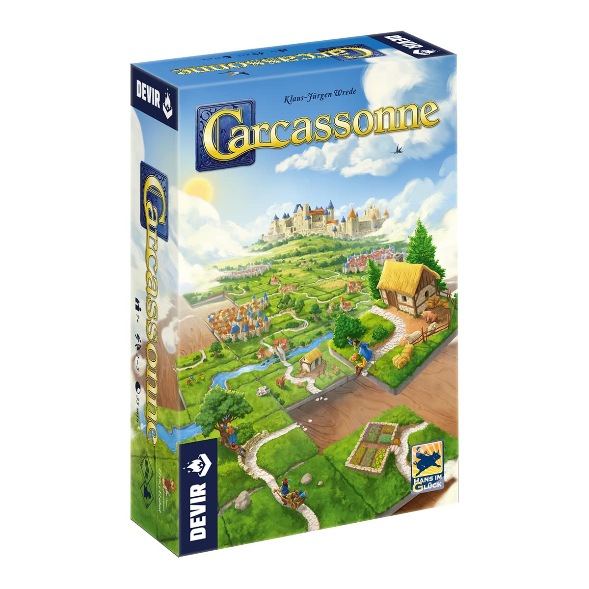 Caja del juego de mesa Carcassonne