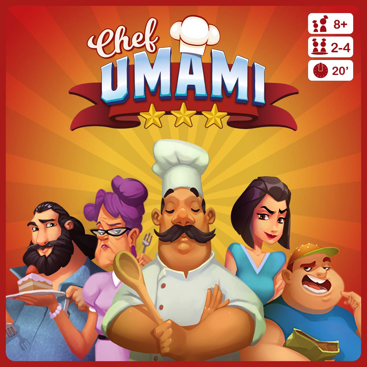 Chef Umami, juego de mesa de cocina divertido para toda la familia