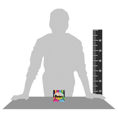 Tamaño de la caja del juego de mesa Dobble Connect con medidas aproximadas
