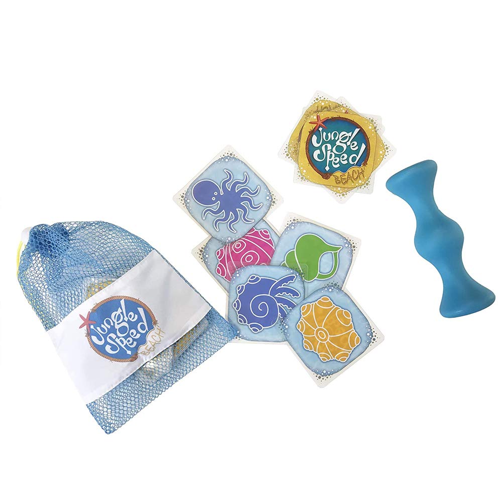 Tótem de plástico del juego de mesa Jungle Speed Beach diseñado para jugar en exteriores