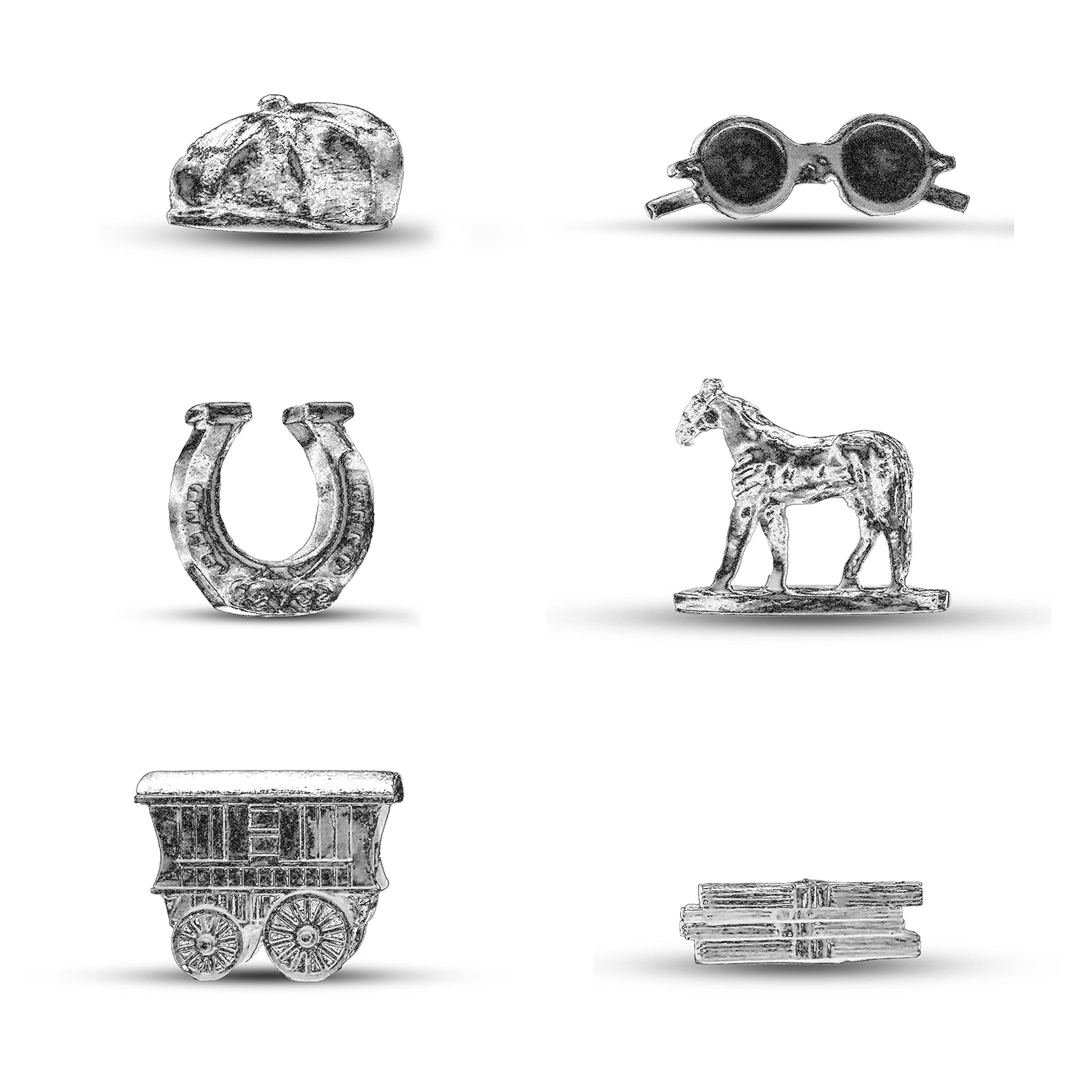 Fichas metálicas exclusivas del Monopoly Peaky Blinders con símbolos de la serie